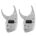 BRADOO 2X Digital LCD Fat Caliper Skin Fold Thickness Health Fitness Weight Gender. 