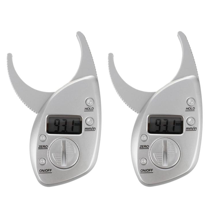 BRADOO 2X Digital LCD Fat Caliper Skin Fold Thickness Health Fitness Weight Gender