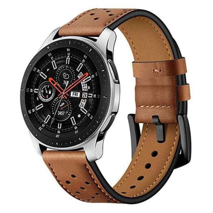 Suitable for Samsung Galaxy Huawei GT2 GT34 leather Watch3 chain 20