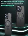 MagSafe Translucent Matte Case For iPhone 15 Pro Max 14 Pro Max 13 Pro Max 14 Magnetic Cover. 