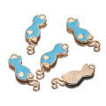 St.kunkka 4pcs Alloy Pendant Animal Series Colored  Cute Pendant For DIY Bracelets Necklaces Jewelry Jewelry Accessories Making. 