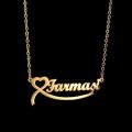 costumized name locket 24k gold plated. 