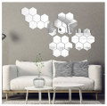 High Quality Big Imported Acrylic Hexagon wall decor Mirrors 3D wall mirrors 6x6 inches per hexagon. 