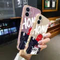 JIUMOO For OPPO A16K Case Plating Side Edge Square New Design Phone Cases Pattern Silicone Casing Full Back Cover Fashion Crying Boy Camera Protection Shockproof Softcase. 