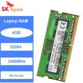 Laptop Ram 4GB DDR4 PC4-19200 2400MHz 260-pin SODIMM Ram Memory for Laptops Mix Brands. 