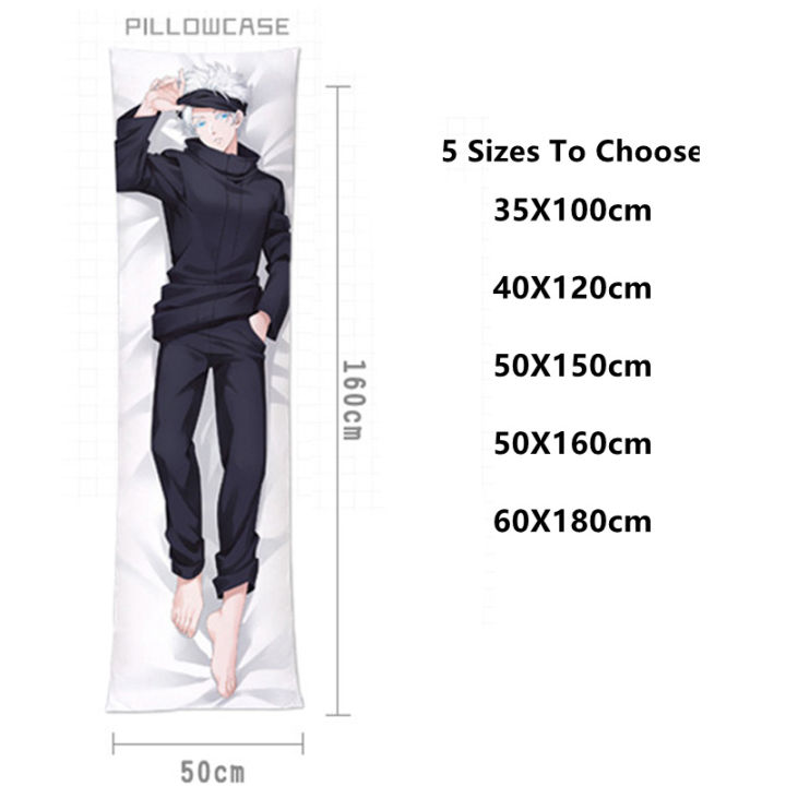 Anime%20Jujutsu%20Kaisen%20Dakimakura%20Gojo%20Satoru%20Fushiguro%20Megumi%20Pillows%20Character%20Body%20Pillow%20Otaku%20Pilow%20Cover%20anim%C3%A9%20body%20pillow%20-%20Image%203