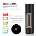500ml Temperature Display Water Bottle, Coffee Travel Mug Leakproof Smart Mug, Coffee Thermos, Smart tea Bottle, Tea Infuser Bottle, Sports Water Bottle, Double Wall Vacuum Insulated Water Bottle, Vacuum Insulated Mug 304 Stainless Steel, led Touch Scr. 