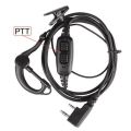 2 pin Baofeng Walkie Talkie UV-82 Earphone Headset Mic Two Way Radio Earpiece UV82. 