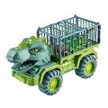 Jurassic Park Dinosaur Transporter Truck / Big Musical Dinosaur Truck for Boys / Push to go Truck / Gift for Boys / Transporter Toy. 