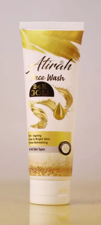 Atirah%2024K%20Gold%20Face%20Wash%20%7C%20Brightening%20Facewash%20Illuminating%20&%20Deep%20Cleansing%20Face%20Wash%20for%20Oily,%20Dry%20&%20All%20Skin%20Types%20(100ml)%20-%20Image%204