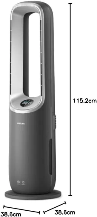 Philips%20Air%20Performer%208000%20series%203-in-1%20Air%20Purifier,%20Fan%20and%20Heater%20AMF870/35%20-%20Image%208