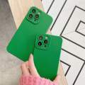 Liquid Dark Green Solid Color Phone Case For iPhone 13 12 11 Pro Max X Xr Xs Max 7 8 Plus Shockproof Soft Silicone Back Cover. 