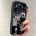 For Infinix Hot 50 4G 5G Soft Matte Silicon Retro Cool Shadow Couple Phone Case Shockproof Protective Cover. 