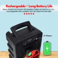 Original Portable Bluetooth Wireless Speaker With FREE Microphone ~ Rechargeable Big Sound System Loud Speaker with Mic ~ High Stereo Bass & Woofer Home MP3 Player Mobile Speaker for PC Computer & Laptop ~ Support USB, SD Card, FM Radio ~ FunBug. 