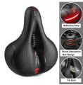 Bicycle Seat, Big Butt Saddle Bicycle Saddle, Mountain Bike Seat Bicycle Accessories Shock Absorber, Spring Saddle Bike thickened Soft Comfortable Breathable Hollow Cycling Seat. 