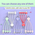 Keychain 13cm 3 In 1 USB Type C Micro Charge Cable Multiple Color Portable Charging Cable For IPhone Samsung Xiaomi Redmi Huawei. 
