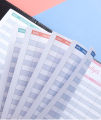 A6 Budget Binder Diy 12pcs Color Budget Sheets Replaceable Planner Notebook Accessories School Office Business Stationery. 