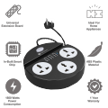 Extension Board with USB port - 6 in 1 High Quality Extension Board With plugs and USB Options, Highly Durable and Shockproof in Multicolor. 