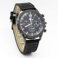 Foreign trade fashion simple men's watches, belt men's watches, casual business sports men's watches, student watches one piece dropshipping. 
