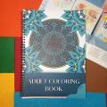 MyKitab - Adult coloring book - Mandala art-A4- Blue by Mykitab. 