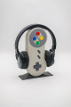 SNES Controller Headphone Stand – Retro-Inspired Headset Holder for Classic Gamers. 
