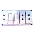 Electric Extension Board Wall Electric Board High Quality PVC Box & Fibar Sheet Piano Switch Sockets (5 Points). 