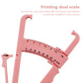 Body Fat Monitor Sebum Meter Folder Personal Body Fat Caliper Skin Analyzer Measure Charts Fitness Slim Keep Health Tester. 