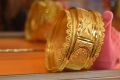 24K Gold Plated Bangles Gajra Set. 