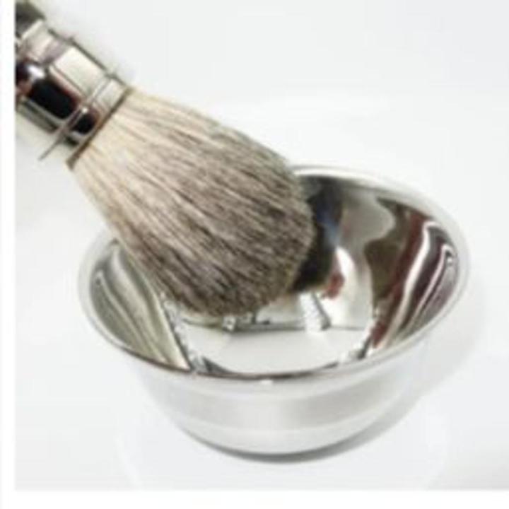 Stainless Steel Shaving Soap Bowl Stainless Steel- Double Layer Shaving Durable Metal Mug With Heat Insulation for Shave Cream & Soap, Shaving Cup for Wet Shave, Perfect Addition To Your Wet Shaving Kit For Men Home and Salon Use