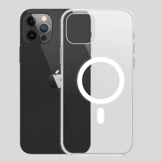 Apple%20iPhone%2012%20Pro%20Magnetic%20MagSafe%20Compatible%20Protective%20Clear%20TPU%20Transparent%20Case%20-%20Image%202