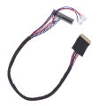 1PC New Arrival 40 Pin 1 Channel 6 Bit LED LCD LVDS Screen Cable For Display. 