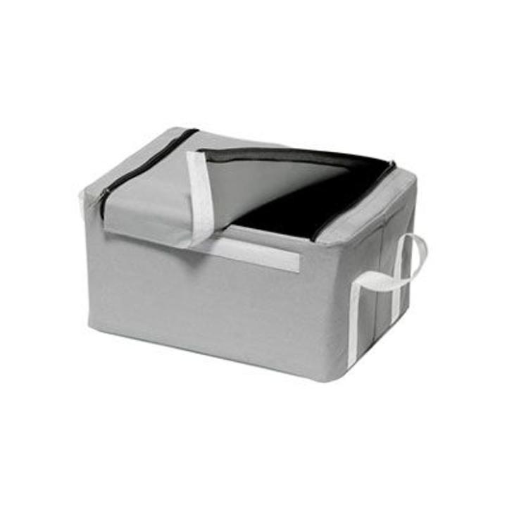 Grey and White Trim Storage Box - Premier Home - SKU 1900372