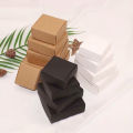 10pcs Kraft Paper Boxes White/brown/black Paper Small Soap Box Kraft Cardboard Mini Jewelry Packing Carton Box. 