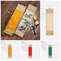 Portable Painting Drawing Paper Gilded Rice Paper Scroll Self-made Gifts Chinese Style Mini Batik Trumpet Scroll Blank Hanging Scroll Handcrafts Calligraphy Mounting Scroll Office Home Decoration. 
