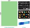 Light Drawing Board for Kids, ELICE A4 Light Drawing Pad Draw with Light, Magic Pad Light up Drawing Pad for Kids with Magic Pens, Painting Writing Board Educational Toys for Kids Toddlers Boys Girls. 