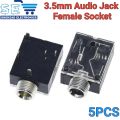 5PCS 3.5mm Stereo Audio Jack 5 Pin Female Socket. 