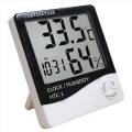 Variety House (VHTJ) | HTC-1 Electronic Temperature Humidity Meter, For Medical Indoor Room LCD Digital Thermometer Hygrometer Weather Station Alarm Clock. 