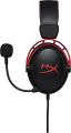 HyperX Cloud Alpha - Gaming Headset, Dual Chamber Drivers, Legendary Comfort, Aluminum Frame, Detachable Microphone, Works on PC, PS4, PS5, Xbox One/ Series X|S, Nintendo Switch and Mobile – Red ( WITHOUT BOX AMERICAN USED ). 