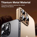 Sanptoch Dustproof Alloy Full Cover Camera Lens Protector For iPhone 16 / 15 / 14 / 13 / 12 / 11 Pro Max Plus HD Diamond Tempered Glass Film. 