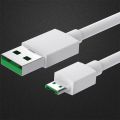 Original OPPO VOOC 4A Micro USB Rapid 1 Meter Cable Data Cable 1M 1 Meter Super Quick Charge Cable Micro USB for OPPO F5/ F7/ F9/ F11/ &  All Oppo Models - Oppo Vooc Cable. 