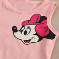 T-shirts Sando And Short Pants For kids Baby Girls Round Neck Short Sleeves Tee Top's Clothes Sets Dresses Outfit. 