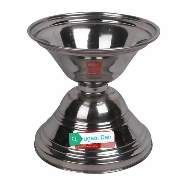 Stainless Steel Spitting Pot Joint Ugal Dan Durable Made Material-Standard Size Spitting Pot