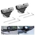 2pcs LED Light Bar Mounting Brackets Hood Offroad Work Light Clamp Holder. 