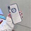 High Quality Slim Transparent Ring Case For Iphone X / XR / XS Max Camera Protection Case. 