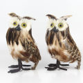 Owl Ornament No Odor Simulated Owl Animal Garden Sculpture Christmas Gifts. 