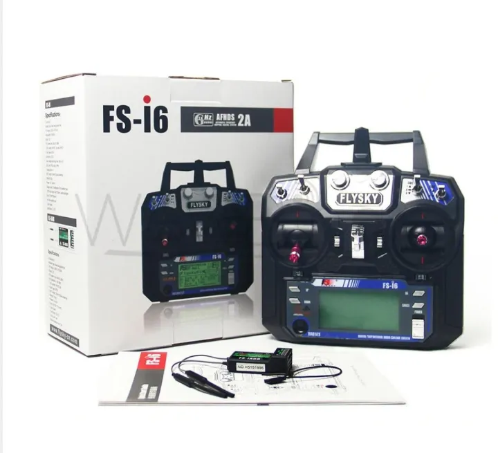 Remote Control Flysky Flysky FS-i6 Transmitter FS-iA6B Receiver Digital RC remote control ...