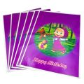 Masha And The Bear Goody Bags - 12 Inch X 9 Inch - Party Favor Bags - Multicolor - Pack Of 10. 