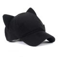Shikinami Asuka Rangure Cat Ear EVA Hat Girls Cute Cap Anime Baseball Caps Cosplay Langley Soryu Accessories Party. 