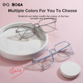 OQ BOGA 7 Colors Unisex Anti Blue Light Proof Radiation Square Frame Computer Glasses Women Men Eye Protection Rimless Eyewear. 