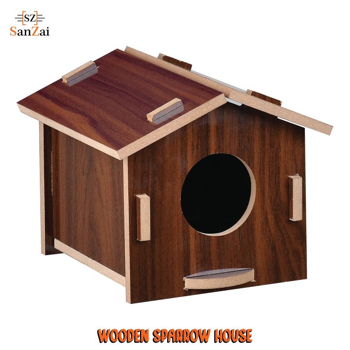 Premium%20Wooden%20Bird%20Cage%20Wall%20Mounted%20Brown%20-%20Image%202
